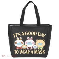 Cute It's A Good Day To Wear A Mask Tote Bag thumb 0