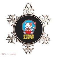 Cute Japanese Ramen Life Kitty Ornament thumb 0