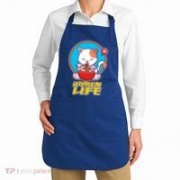 Cute Japanese Ramen Life Kitty Apron thumb 2