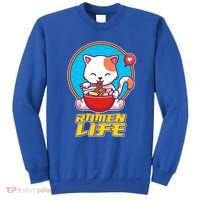 Cute Japanese Ramen Life Kitty Sweatshirt thumb 0