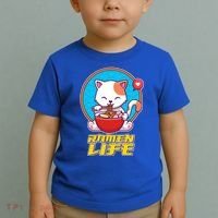 Cute Japanese Ramen Life Kitty Toddler T-Shirt thumb 2