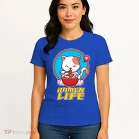 Cute Japanese Ramen Life Kitty Women's T-Shirt thumb 4