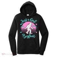 Cute Just a Girl Who Loves Bigfoot Women's Hoodie thumb 0