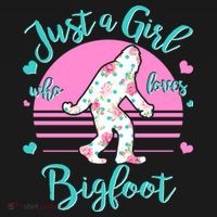 Cute Just a Girl Who Loves Bigfoot Visor thumb 3