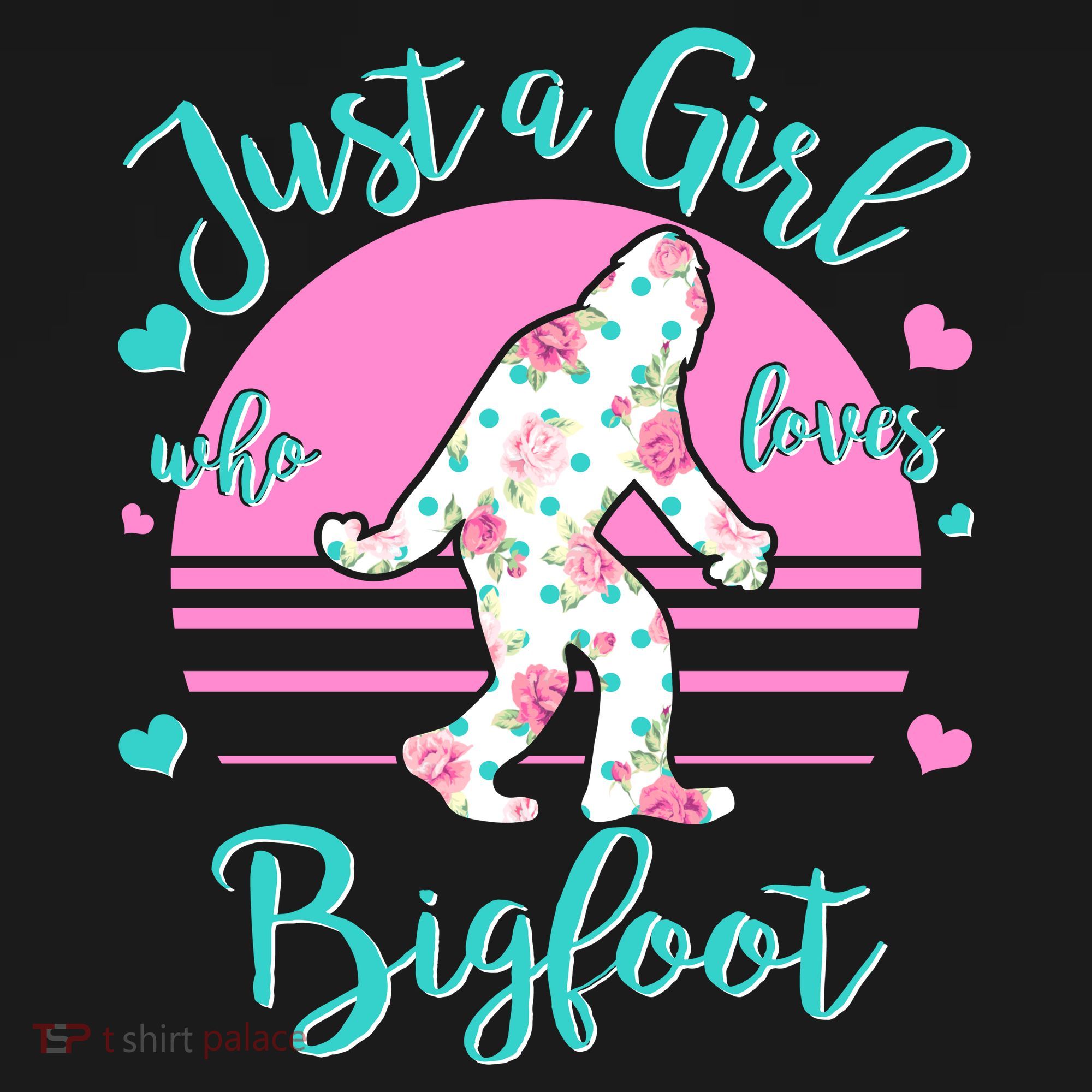 Cute Just a Girl Who Loves Bigfoot Visor