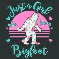 Cute Just a Girl Who Loves Bigfoot Baby Bodysuit thumb 2