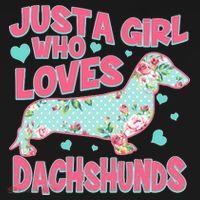 Cute Just A Girl Who Loves Dachshunds Sweatshirt thumb 3