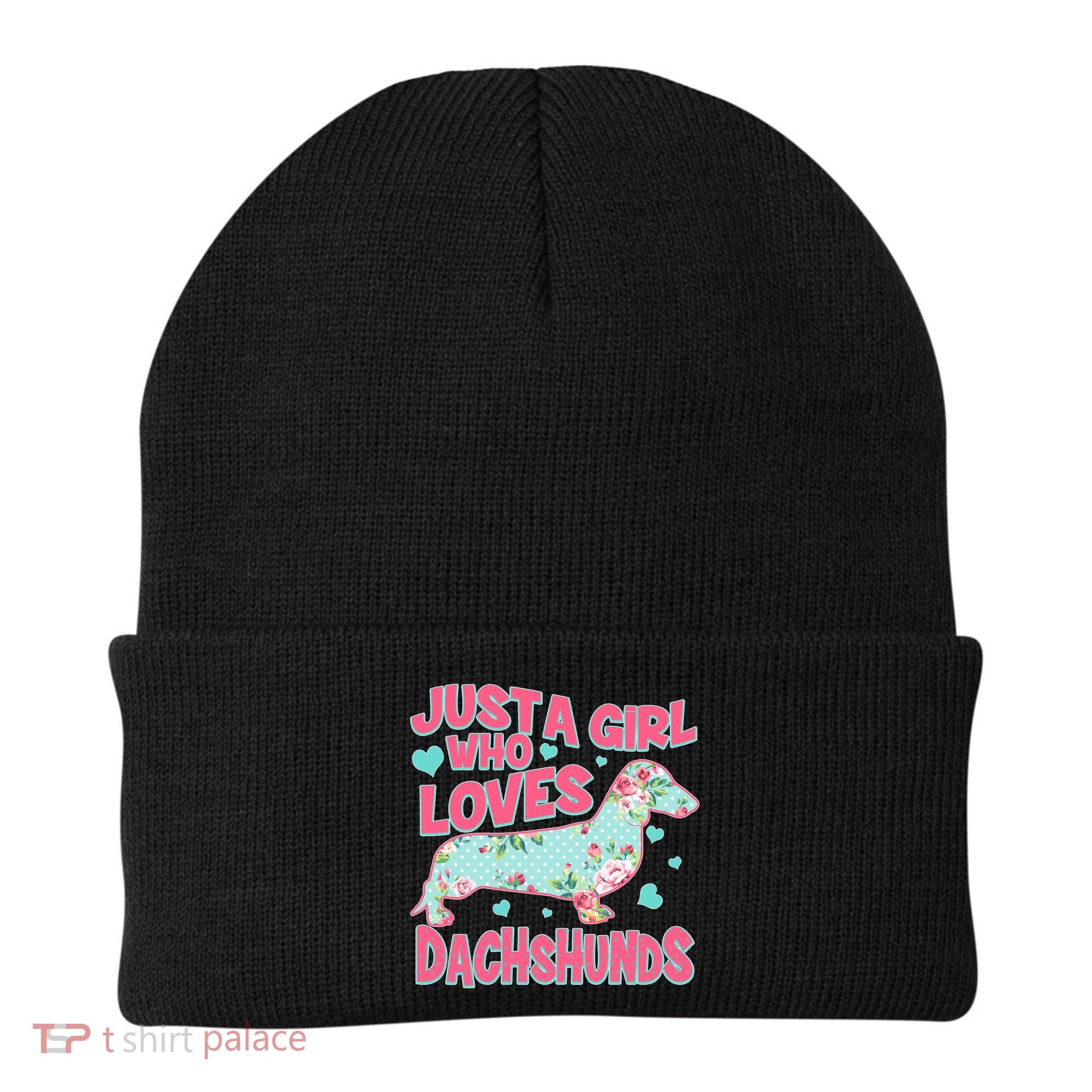 Cute Just A Girl Who Loves Dachshunds Beanie