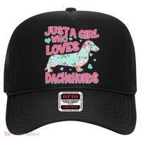 Cute Just A Girl Who Loves Dachshunds Hat thumb 0