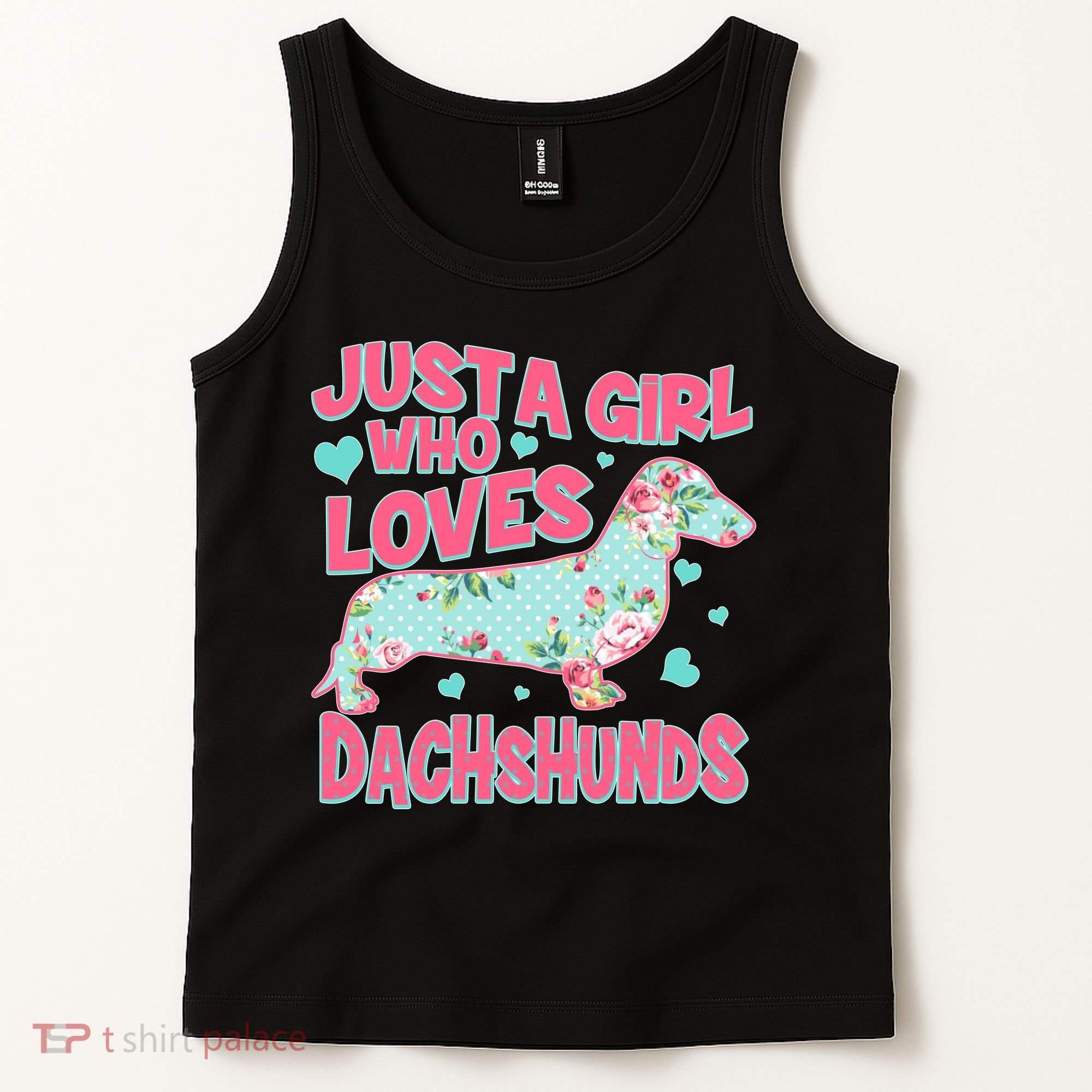Cute Just A Girl Who Loves Dachshunds Tank Top