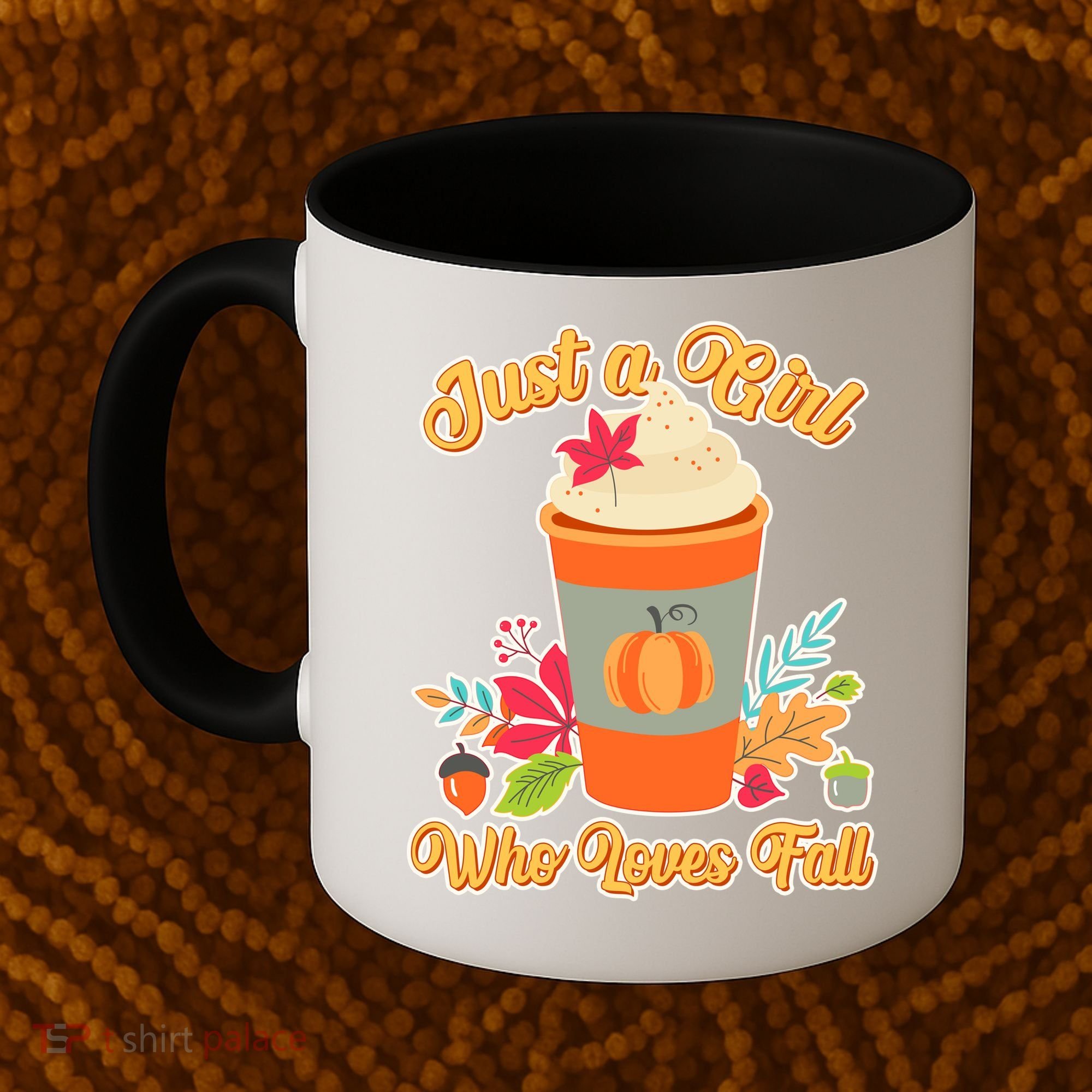 Cute Just A Girl Who Loves Fall Coffee Mug