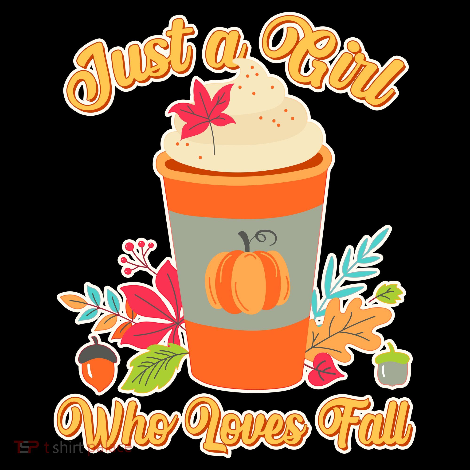 Cute Just A Girl Who Loves Fall Coffee Mug