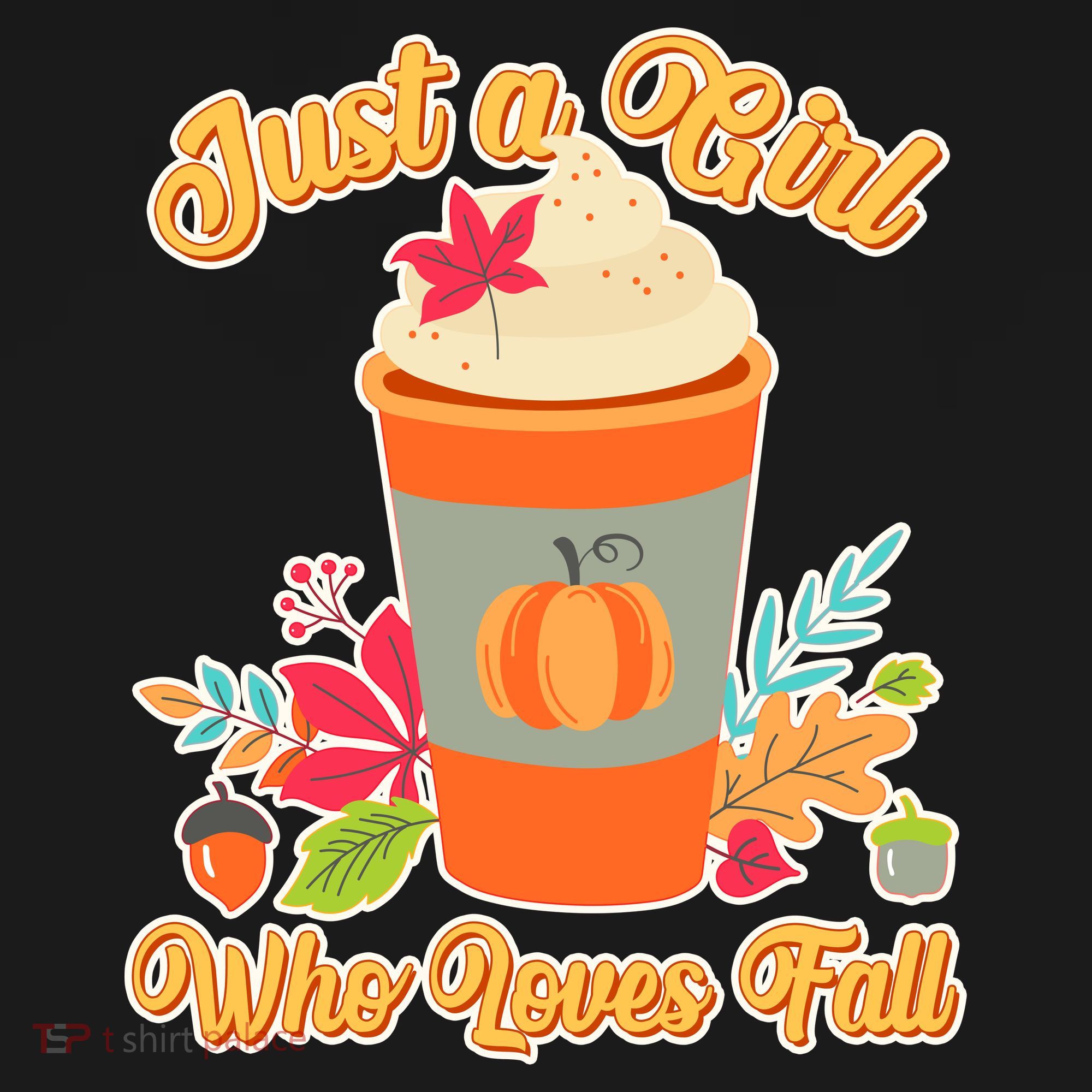 Cute Just A Girl Who Loves Fall Women's Hoodie