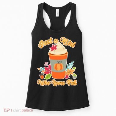 Cute Just A Girl Who Loves Fall Women's Tank Top