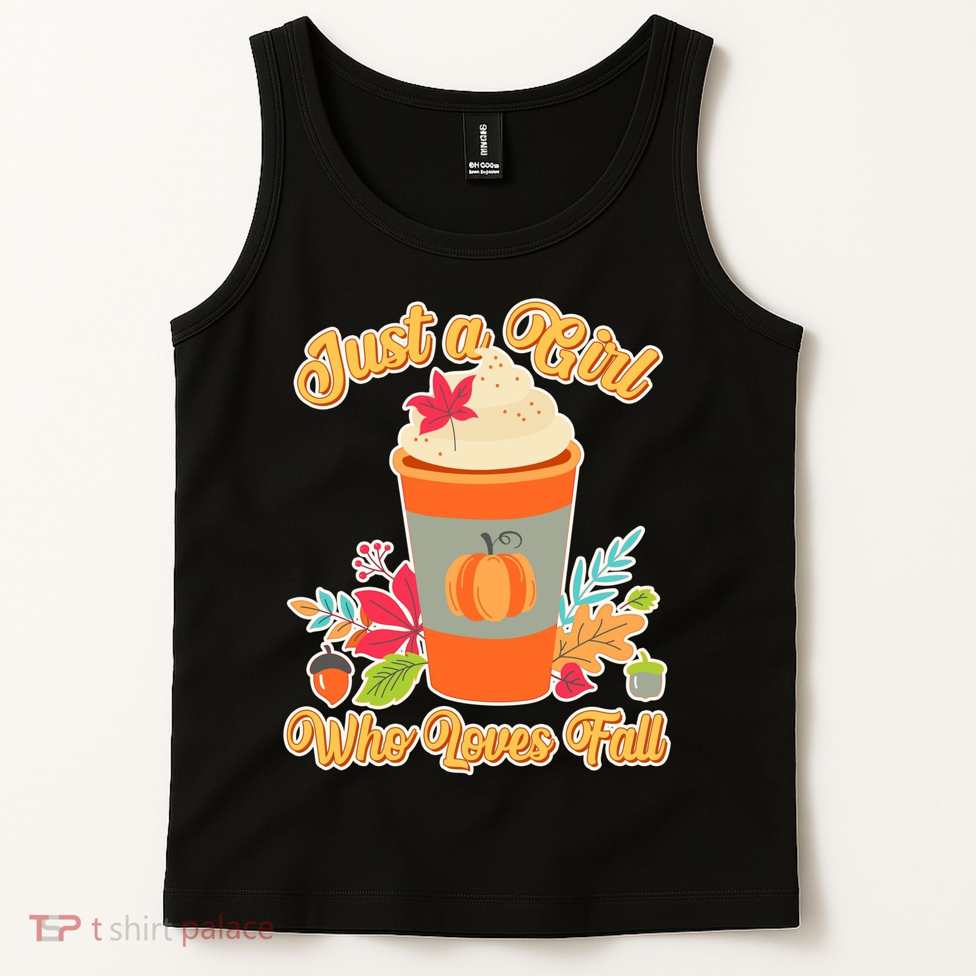 Cute Just A Girl Who Loves Fall Tank Top