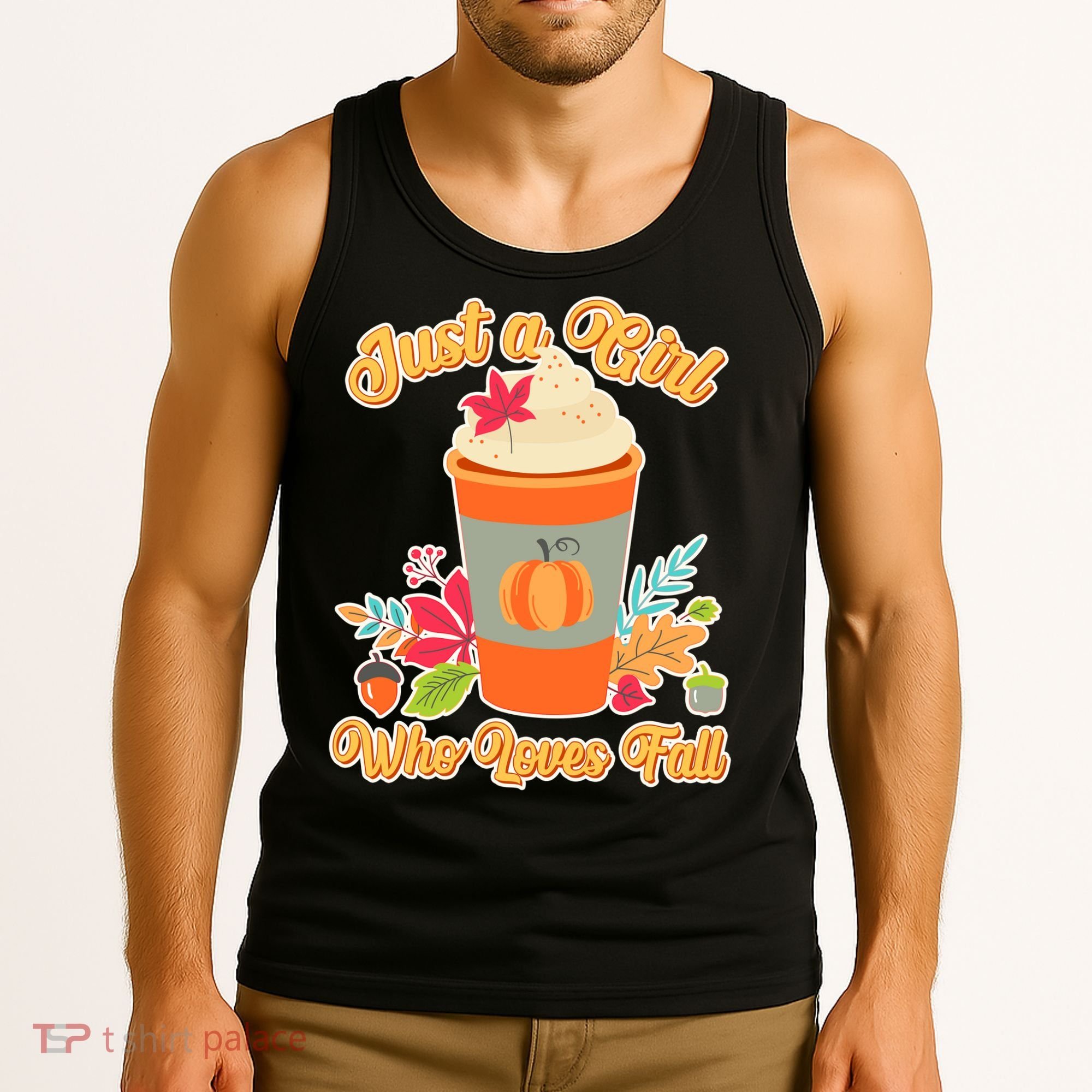 Cute Just A Girl Who Loves Fall Tank Top