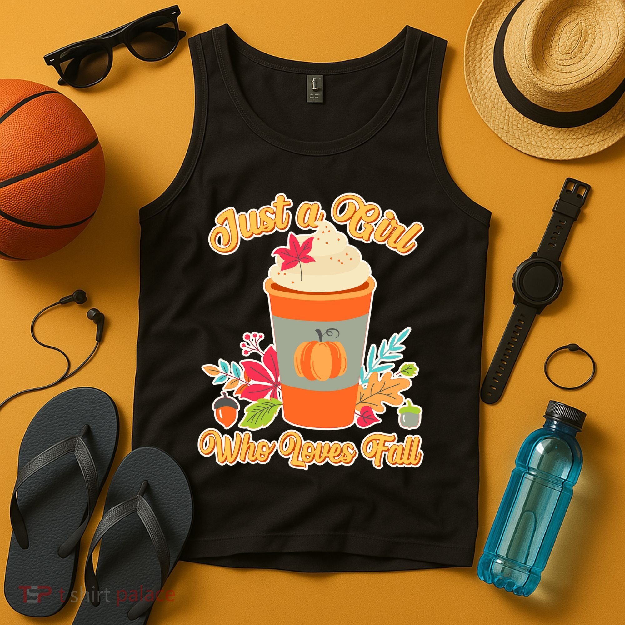 Cute Just A Girl Who Loves Fall Tank Top