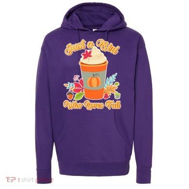 Cute Just A Girl Who Loves Fall Hoodie