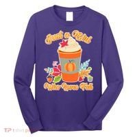 Cute Just A Girl Who Loves Fall Long Sleeve Shirt thumb 0