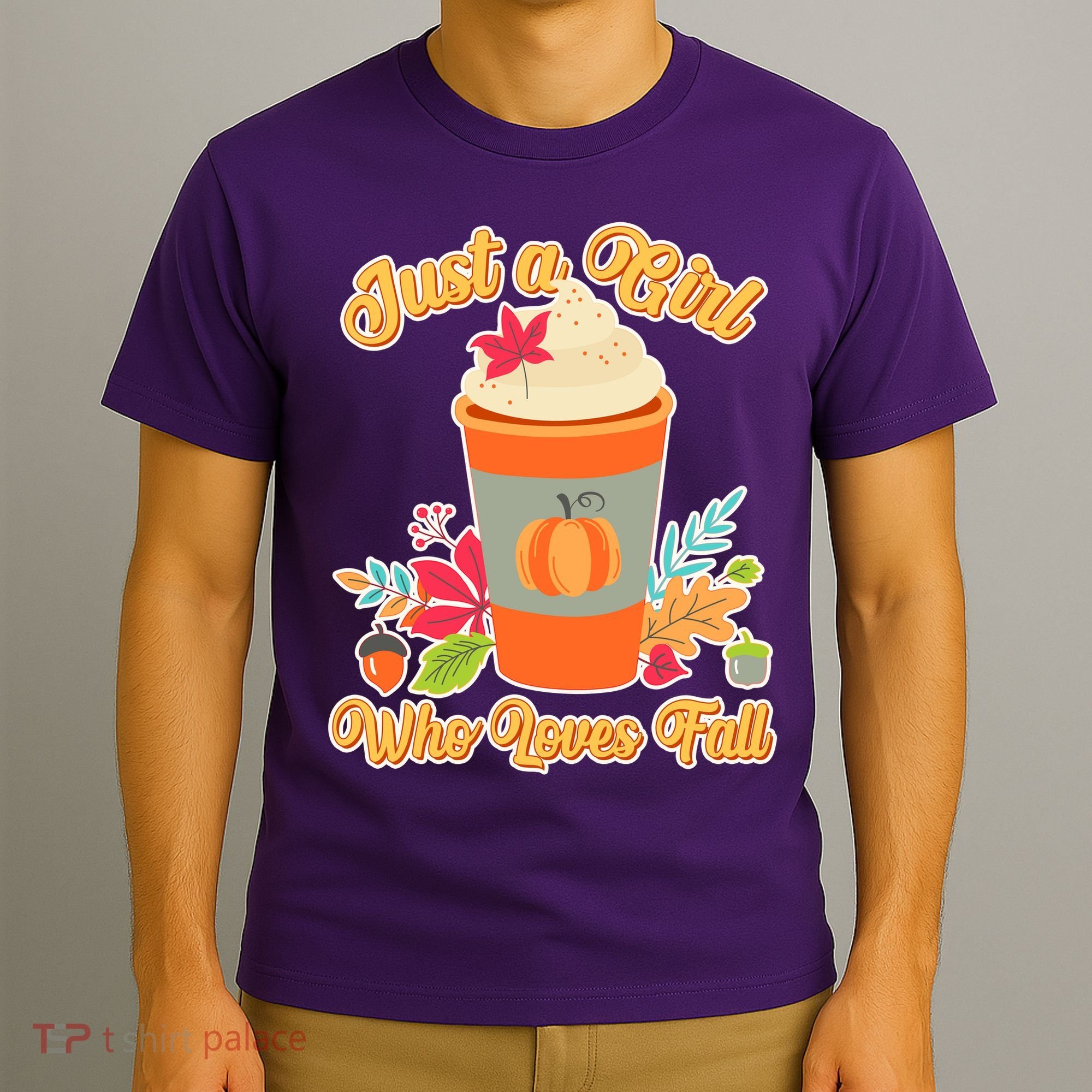 Cute Just A Girl Who Loves Fall T-Shirt