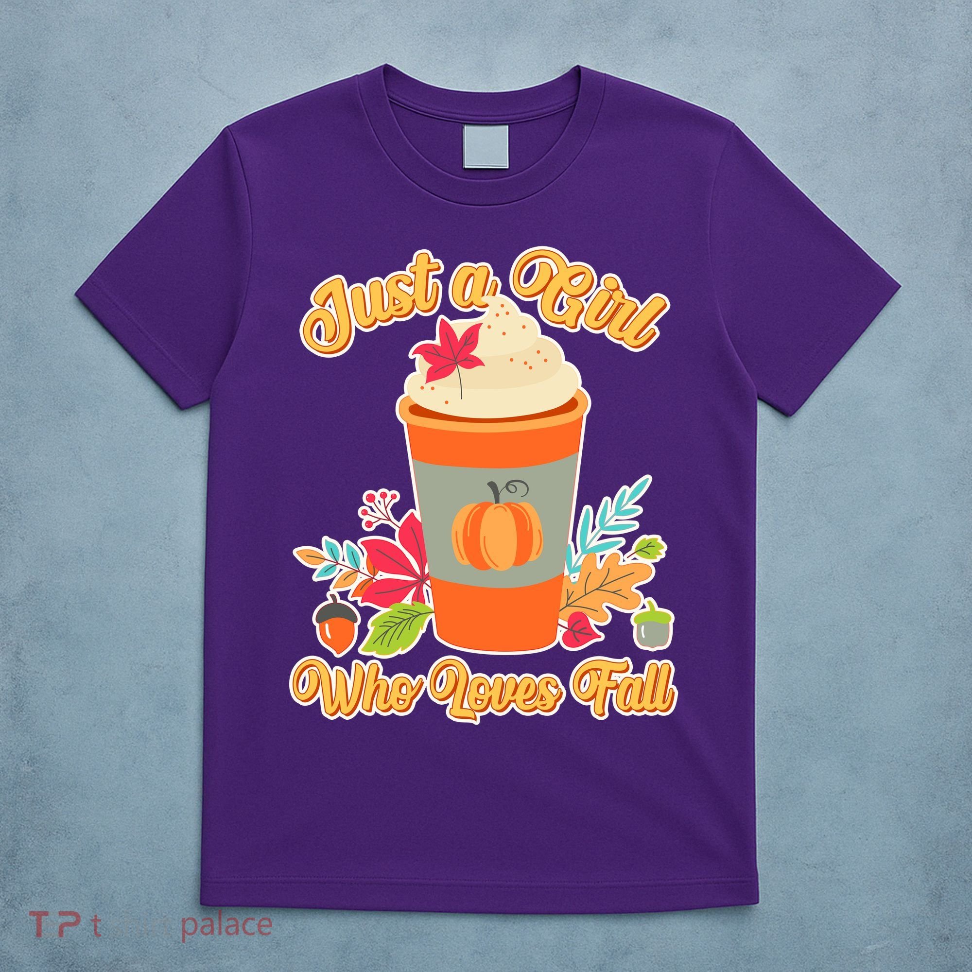 Cute Just A Girl Who Loves Fall T-Shirt