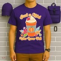 Cute Just A Girl Who Loves Fall T-Shirt thumb 6