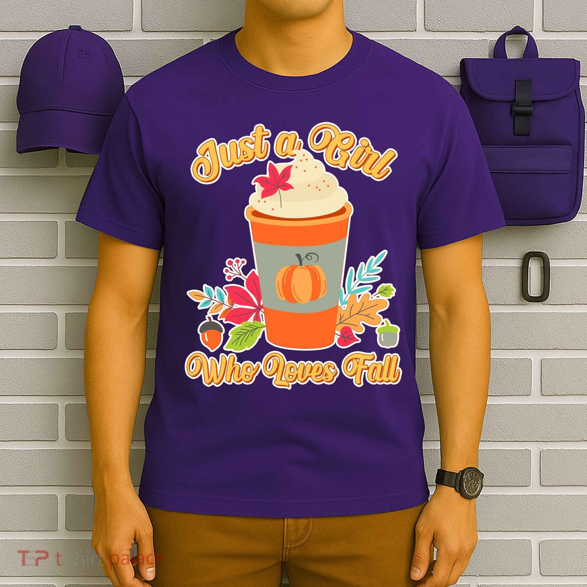 Cute Just A Girl Who Loves Fall T-Shirt