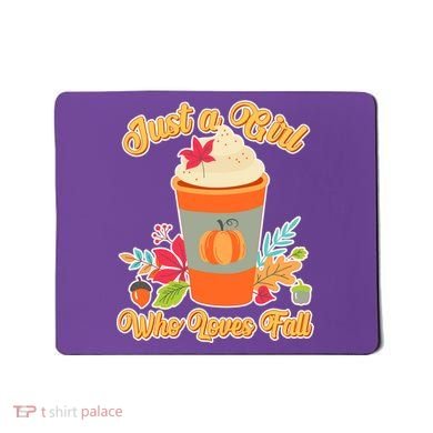 Cute Just A Girl Who Loves Fall Mousepad