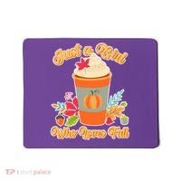 Cute Just A Girl Who Loves Fall Mousepad thumb 0