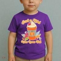 Cute Just A Girl Who Loves Fall Toddler T-Shirt thumb 2