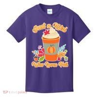Cute Just A Girl Who Loves Fall Kids T-Shirt thumb 0