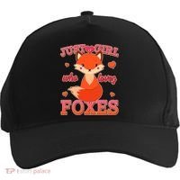Cute Just A Girl Who Loves Foxes Five-Panel Snapback Cap thumb 0