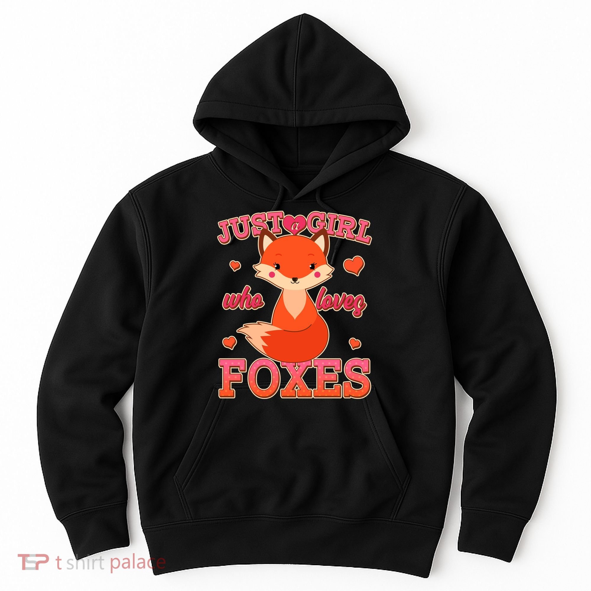 Cute Just A Girl Who Loves Foxes Hoodie