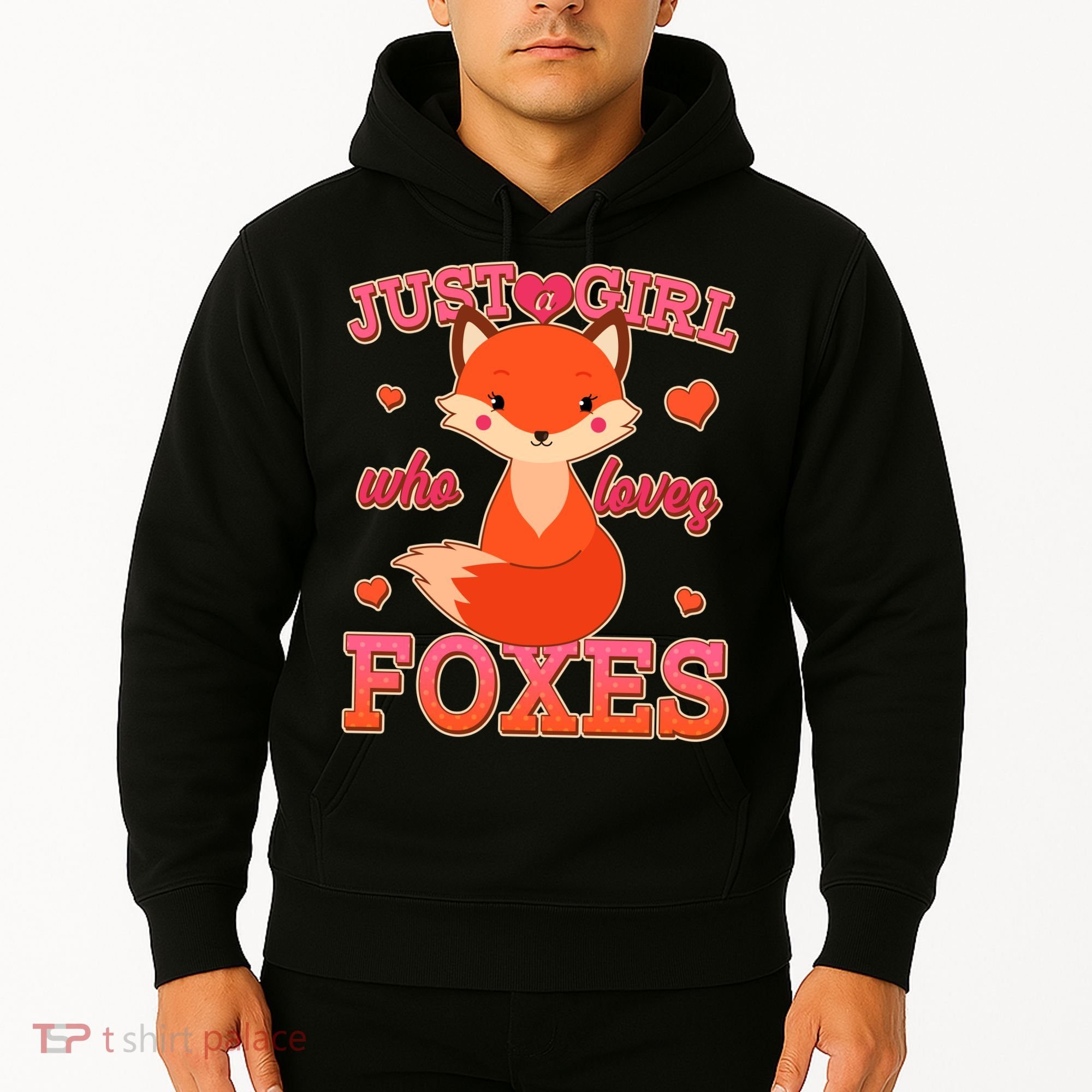 Cute Just A Girl Who Loves Foxes Hoodie