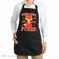 Cute Just A Girl Who Loves Foxes Apron thumb 2