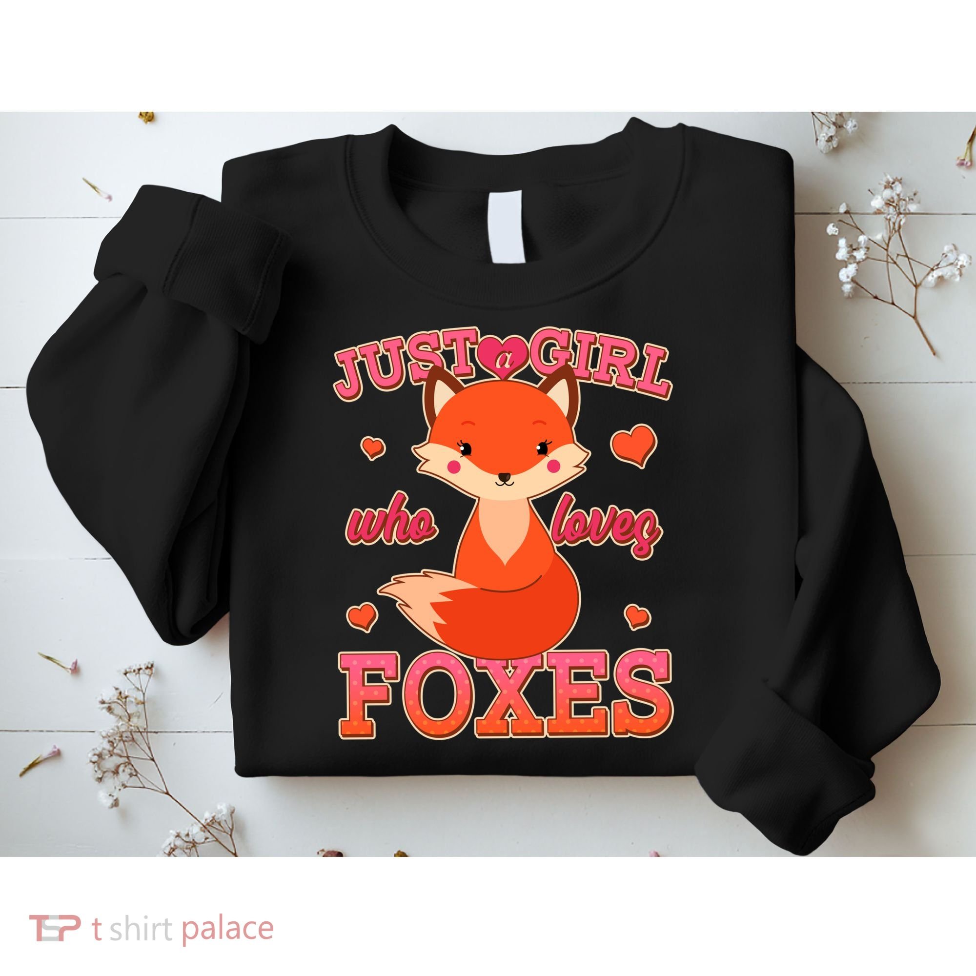 Cute Just A Girl Who Loves Foxes Sweatshirt