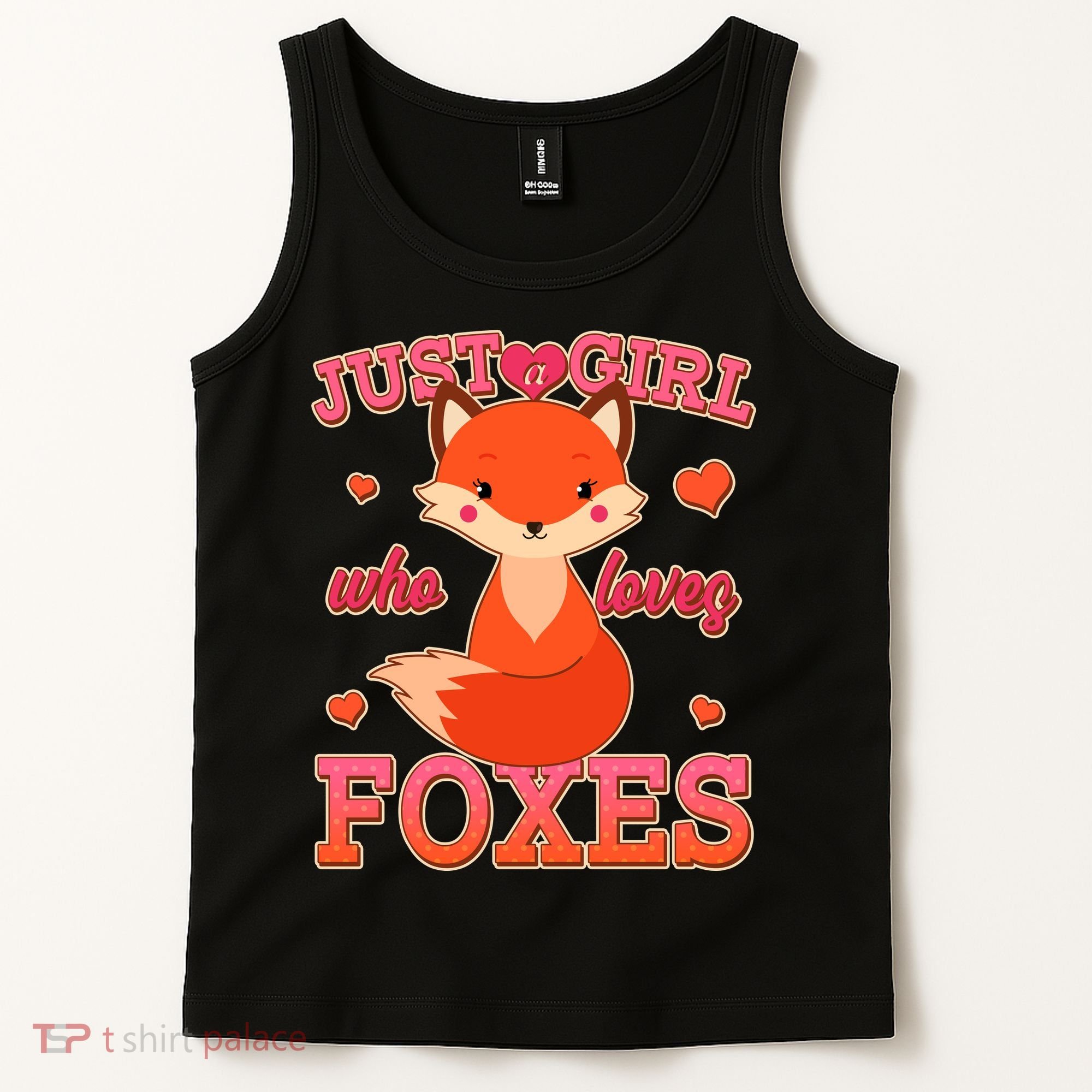 Cute Just A Girl Who Loves Foxes Tank Top