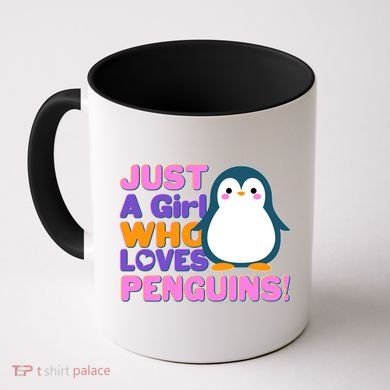 Cute Just A Girl Who Loves Penguins Coffee Mug