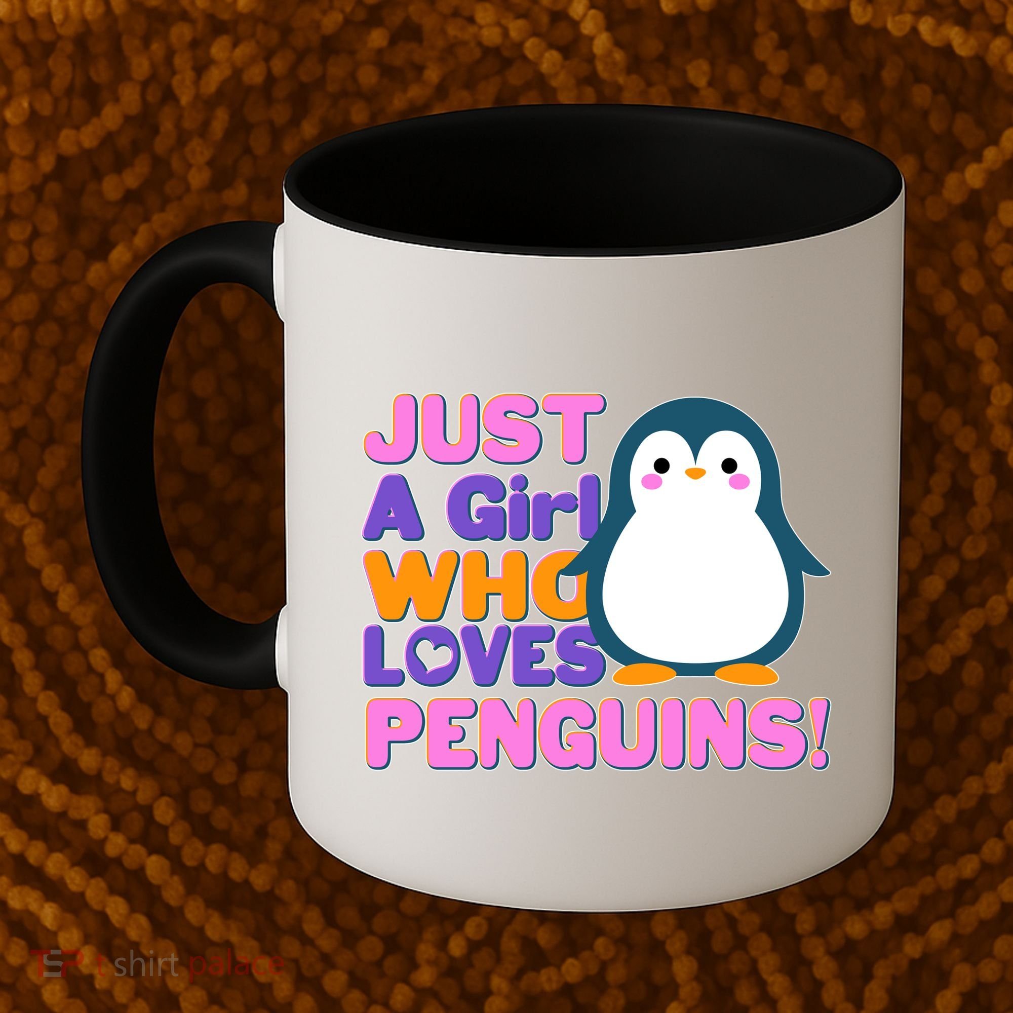 Cute Just A Girl Who Loves Penguins Coffee Mug