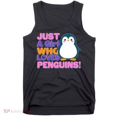 Cute Just A Girl Who Loves Penguins Tank Top