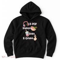 Cute K-Pop Raman Boba K-Drama Hoodie thumb 0
