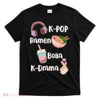 Cute K-Pop Raman Boba K-Drama T-Shirt thumb 0