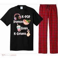 Cute K-Pop Raman Boba K-Drama Pajama Set thumb 0