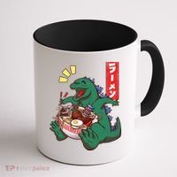 Cute Kaiju Ramen Coffee Mug thumb 1