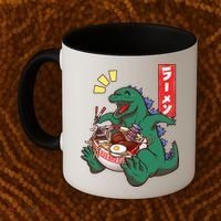 Cute Kaiju Ramen Coffee Mug thumb 2
