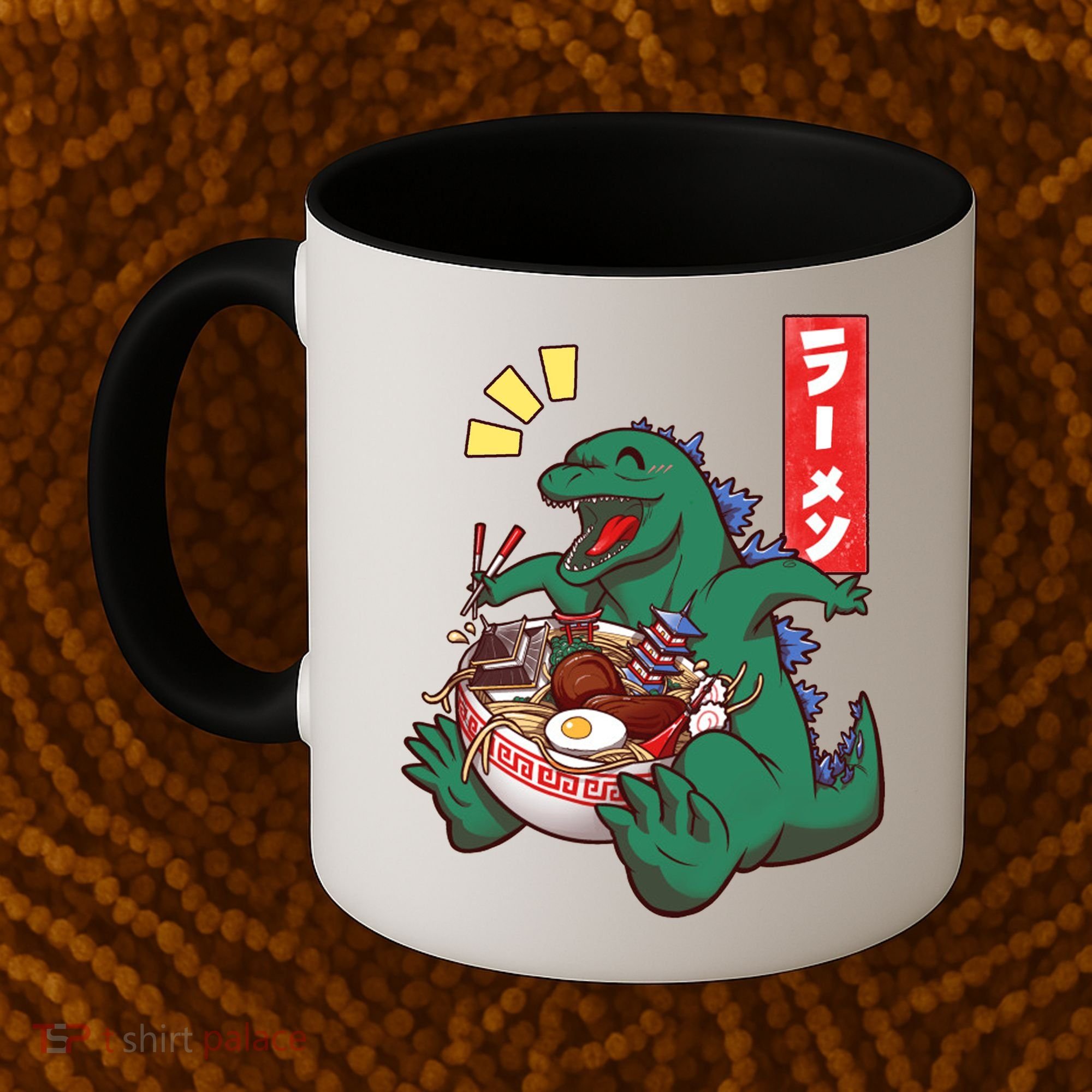 Cute Kaiju Ramen Coffee Mug
