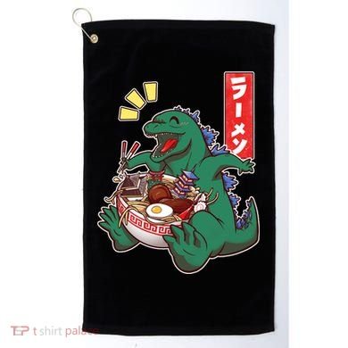 Cute Kaiju Ramen Golf Towel