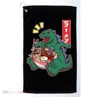 Cute Kaiju Ramen Golf Towel thumb 0
