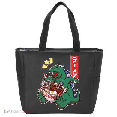 Cute Kaiju Ramen Tote Bag