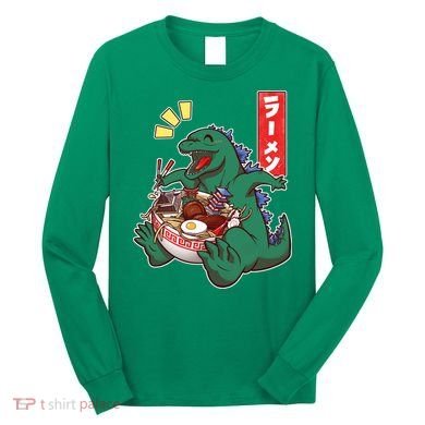 Cute Kaiju Ramen Long Sleeve Shirt